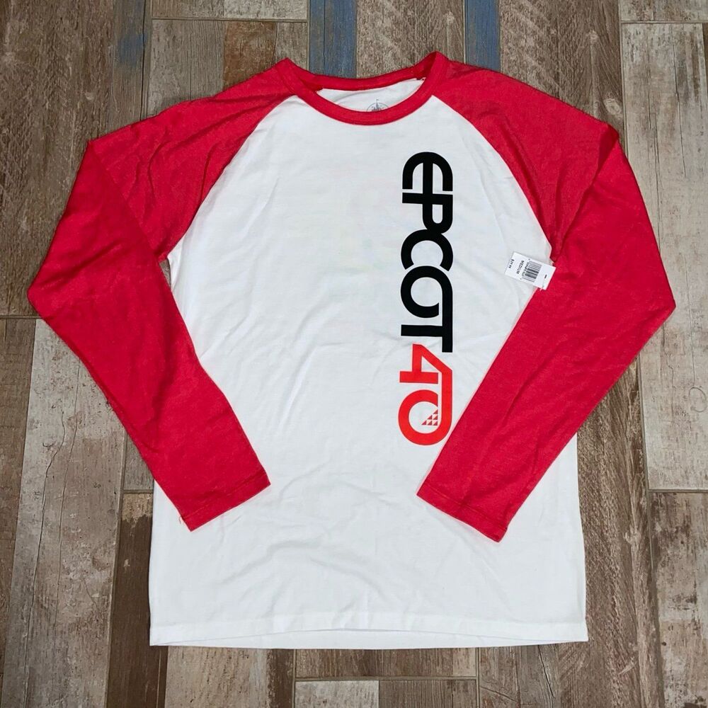 2022 Walt Disney World Parks Epcot 40th Anniversary Long Sleeve Shirt M NWT